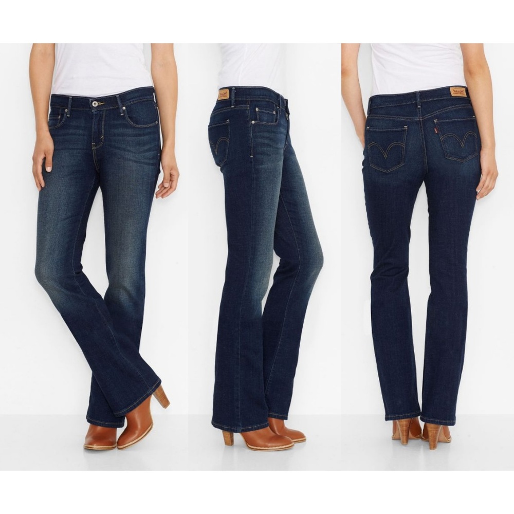 Levi's 14 515 Bootcut Medium Wash Jeans 33x32 GUC